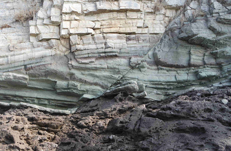 Fault and Erosional Surface